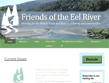 Tablet Screenshot of eelriver.org